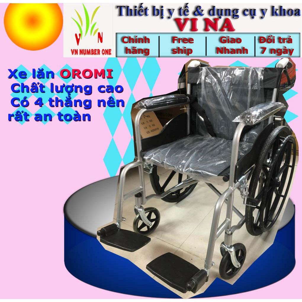 Xe Lăn Tay , Cho Người Già, Người Bệnh Gặp Khó Khăn Trong Việc Đi Lại GSR02 Hiệu OROMI