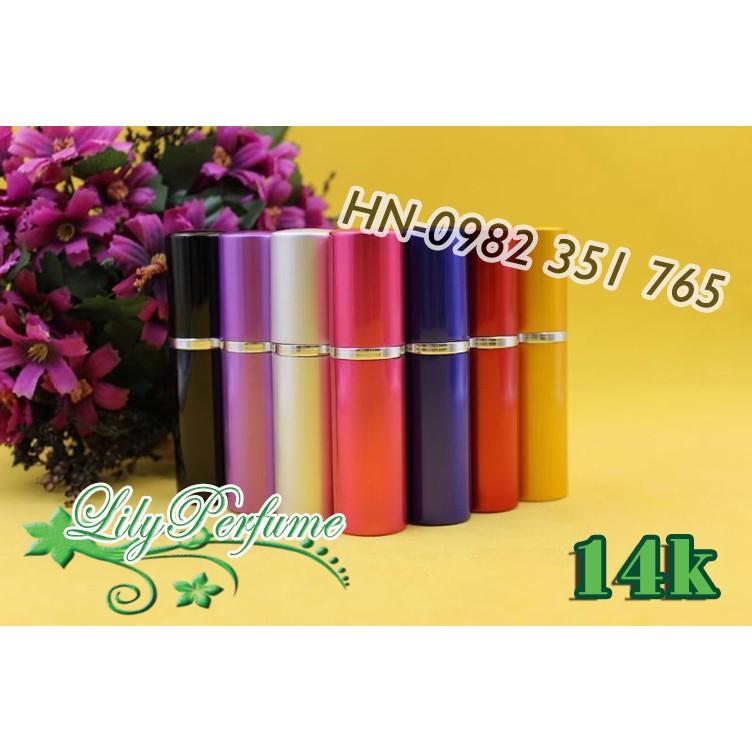 Lọ chiết nước hoa 10ml nhôm 2 lớp sang trọng, không rò rỉ
