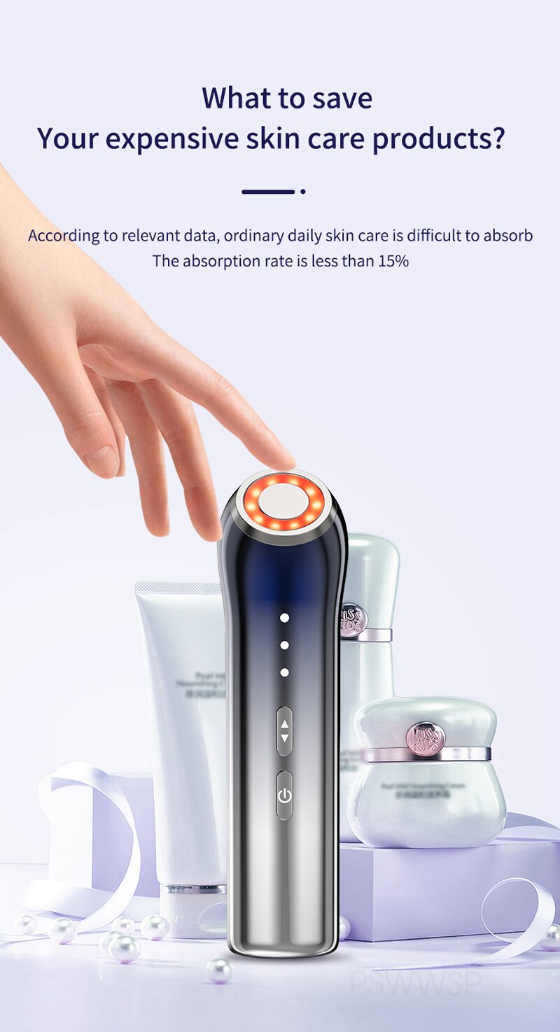 Dụng Cụ Massage Cầm Tay Nâng Cơ Mặt Làm Trẻ Hóa Da Bloom 5 Skin Tightening Tech - 15 phút mỗi ngày sẽ hiệu quả