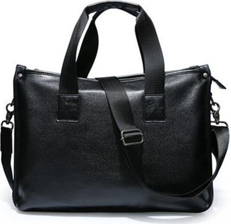 Men's PU Leather Business Bag Large Capacity handbag