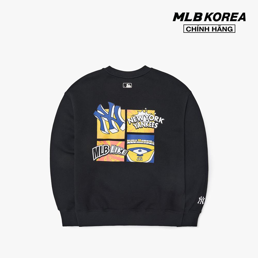 MLB - Áo sweatshirt phom suông LIKE Cartoon Mega Overfit 3AMTL0426-50BKS