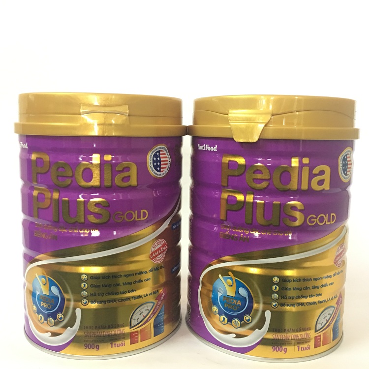 Combo2 hộp Pedia plus Gold 900Gr : Dinh dưỡng đặc chế cho trẻ biếng ăn từ 12 tháng tuổi