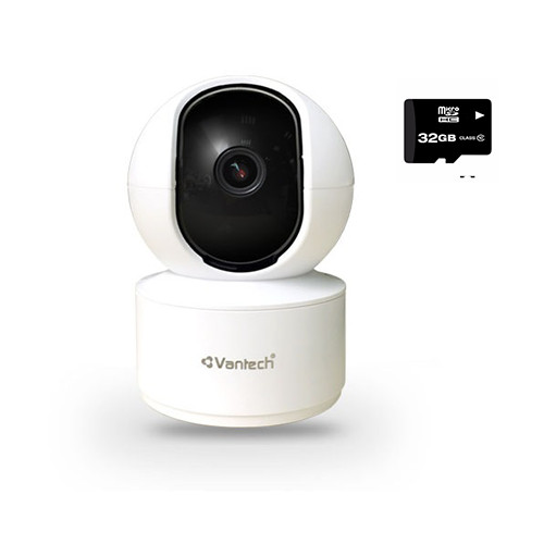 Camera VanTech WIFIV-2010AI-2.0MP - Hàng Chính Hãng (Tặng kèm thẻ nhớ 32Gb)