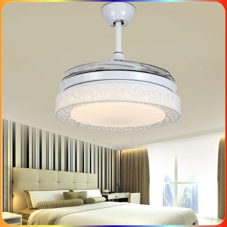 Quạt trần đèn dấu cánh, quạt trần phòng khách, 3 chế độ ánh sáng-KNQ51