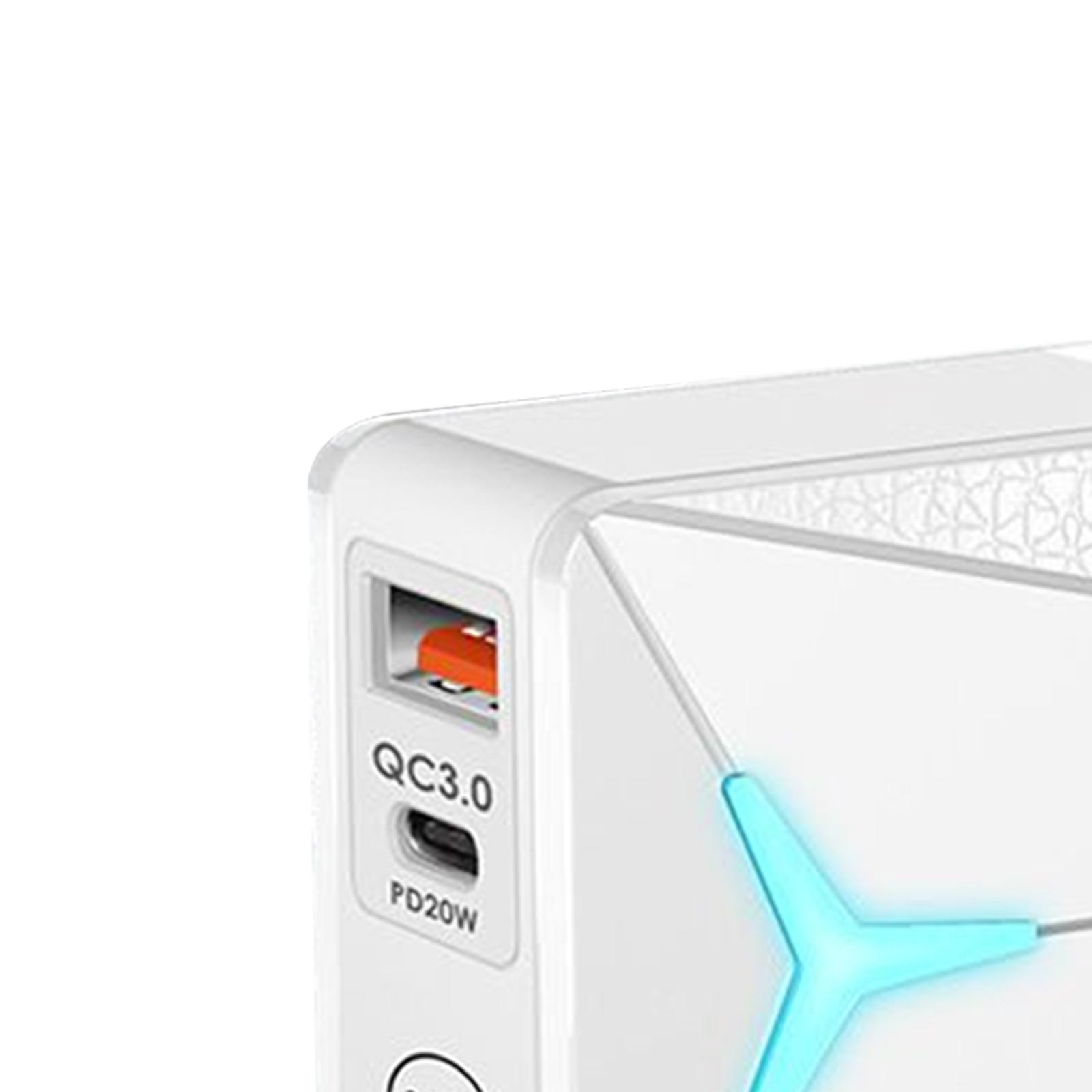 PD 20W .0 Phone Charger Adapter Portable Dual Port Converter for Home Use