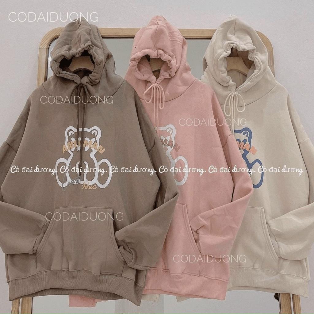 ÁO KHOÁC HOODIE NAM NỮ PHỐI HỌA TIÊT MÈO ANDIMAN SIÊU XINH ĐẸP TINH TẾ