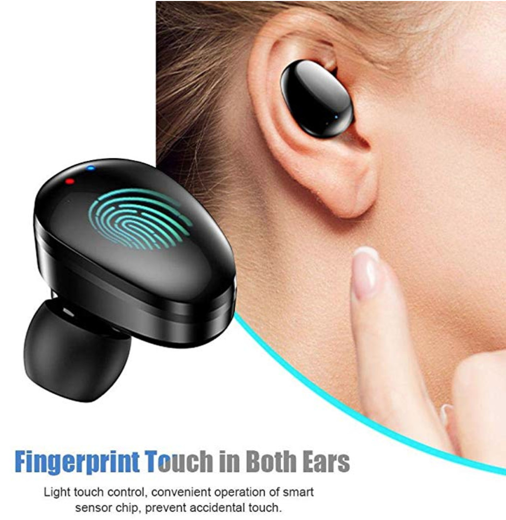 Tai Nghe True Wireless Kiêm Sạc Dự Phòng X7 Bluetooth 5.0 Cảm Ứng Vân Tay