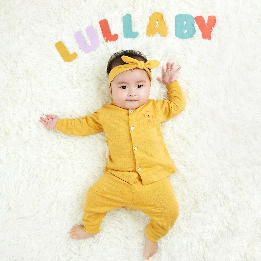 LULLABY Bộ quần áo tay dài có bo NH2519