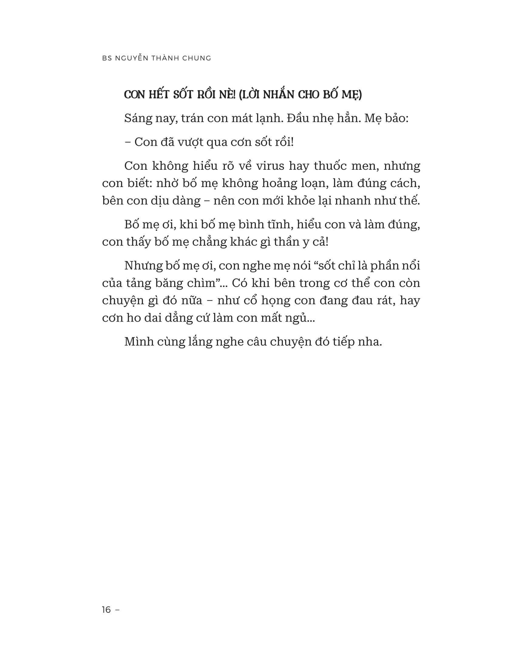 Sách - Bố Mẹ Là Thần Y Của Tớ - Thương Con Trọn Vẹn - Thấu Hiểu Khi Con Ốm Bằng Tri Thức Y Khoa Giản Dị Và Gần Gũi Nhất