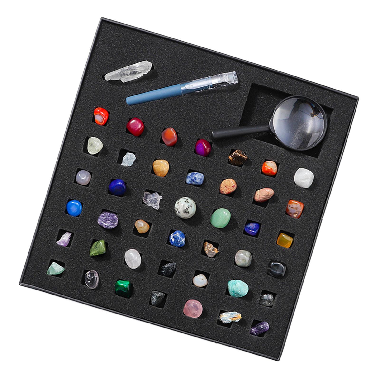 Rock and Mineral Collection Geology Educational Toys Activities for Decors