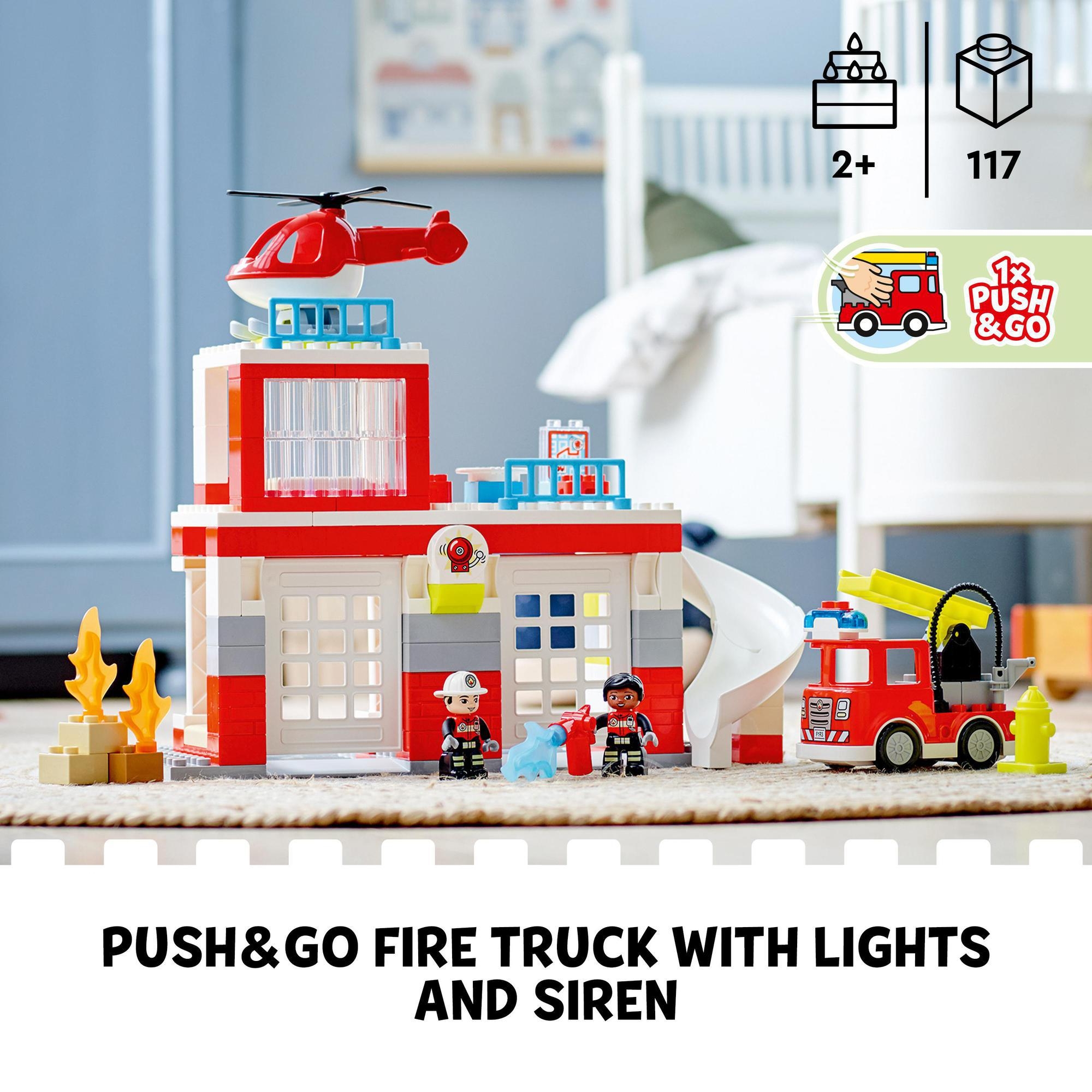 LEGO DUPLO 10970 Trạm Cứu Hỏa và Trực Thăng