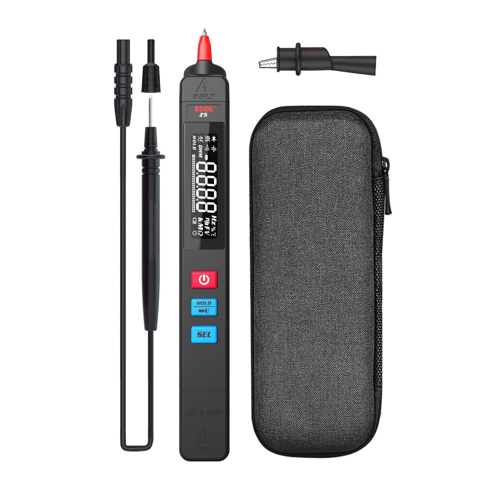 Digital Multimeter Smart Electrical Tester Handheld Auto Ranging Voltage Testers Multi Testers for Car Repair Electricians Mechanical Repair