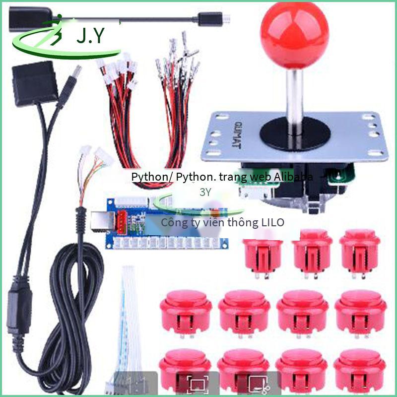 Bộ nút điều khiển arcade DIY thuận lợi nhất Bộ điều khiển bảng điều khiển máy tính USB chip hỗ trợ năm trong một cho nhiều hệ thống