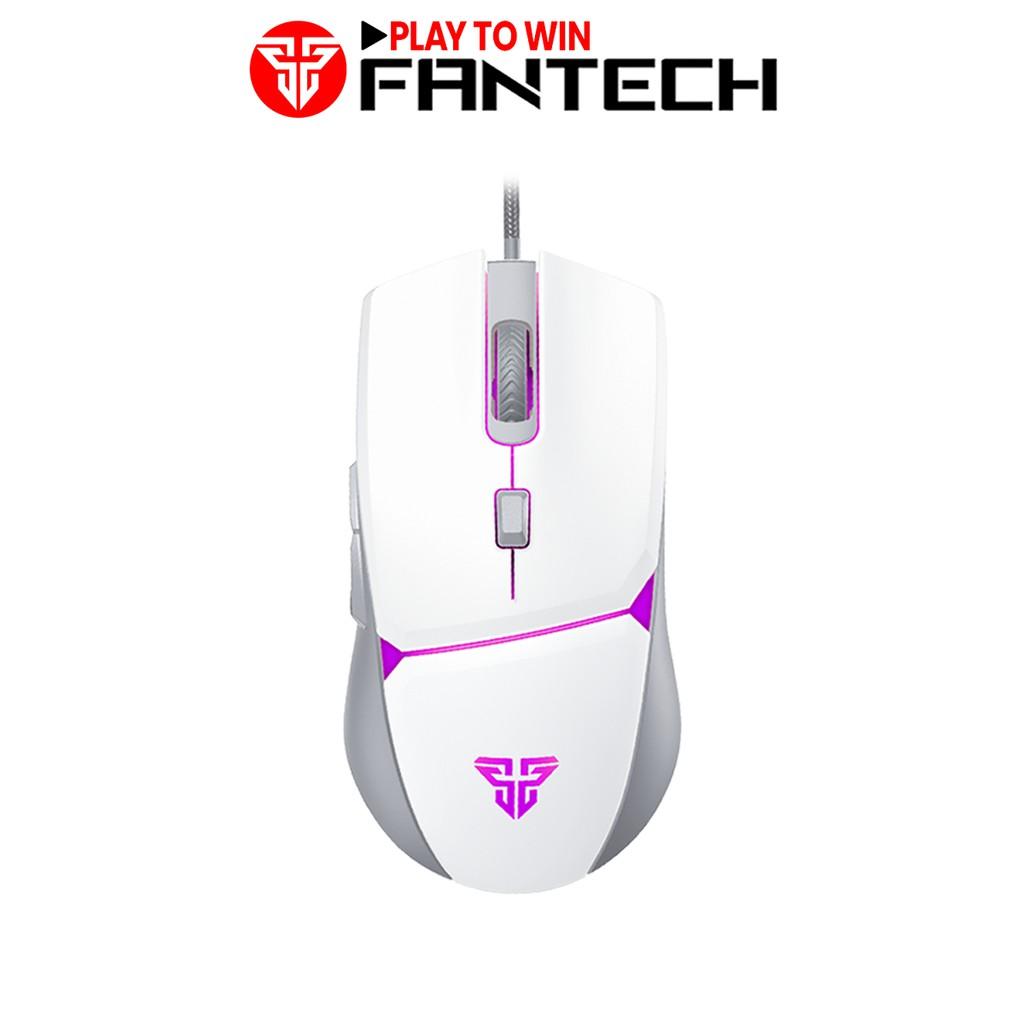 Chuột Macro Gaming Fantech VX7 Crypto Màu đen trắng - HÀNG CHÍNH HÃNG