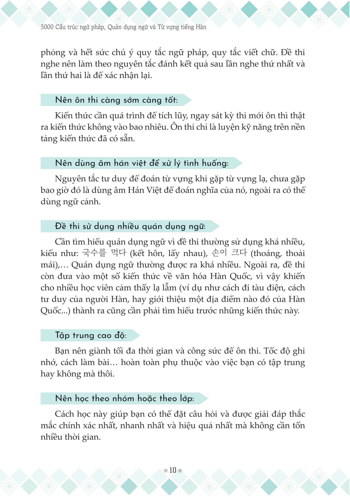 Sách - 5000 Cấu Trúc Ngữ Pháp, Quán Dụng Ngữ Và Từ Vựng Tiếng Hàn