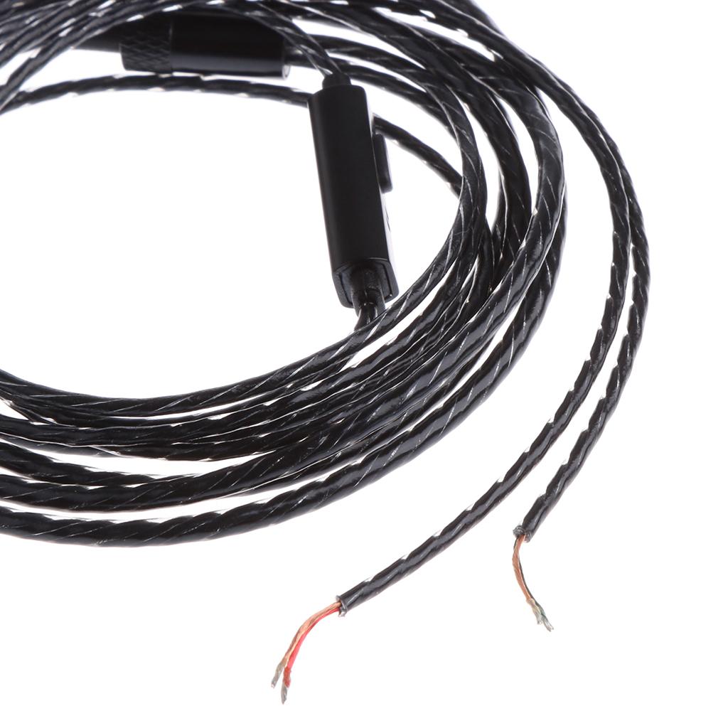 Gold Plated Plug 3.5mm AUX Update Cable OFC Audio Cord Replacement for iPhone iPad iPod DIY