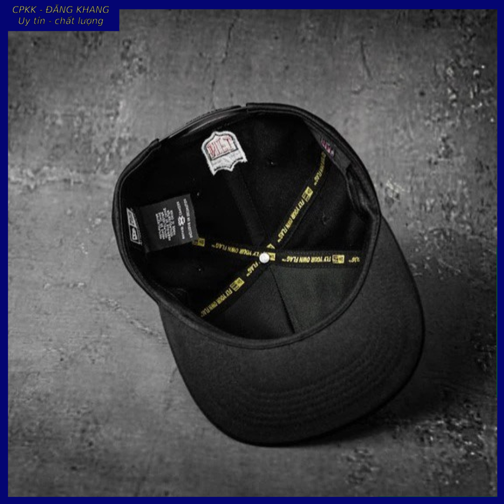 [ Miễn ship / giảm giá ] MŨ NÓN LƯỠI TRAI NAM NỮ SNAPBACK VÀNH PHẲNG LOGO LVG CÁ TÍNH- màu đen