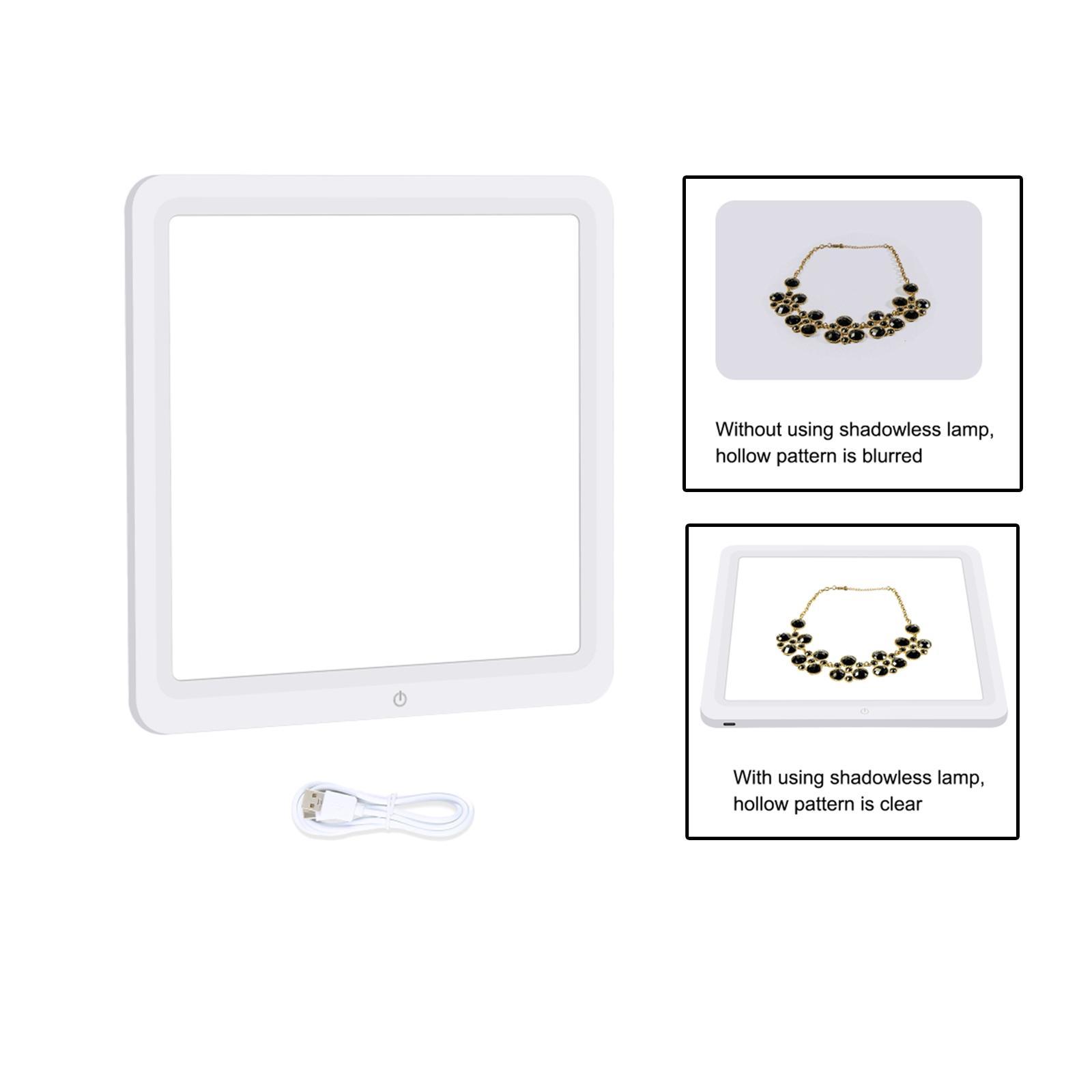 LED Shadowless Light Lamp Panel Adjustable Brightness for  Jewelry