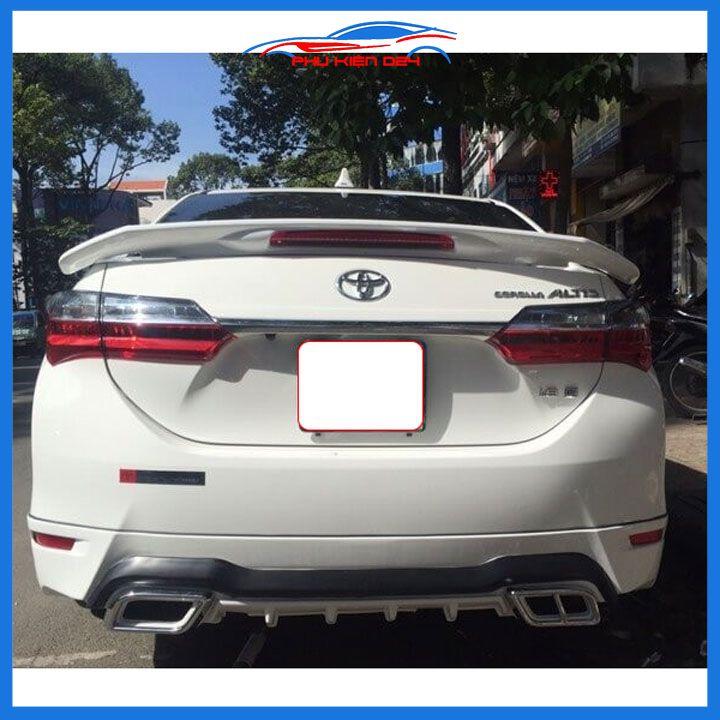 Đuôi gió sau xe thể thao Civic , City, Cerato, Mazda 3 , Elantra có đèn Led hàng mộc chưa sơn