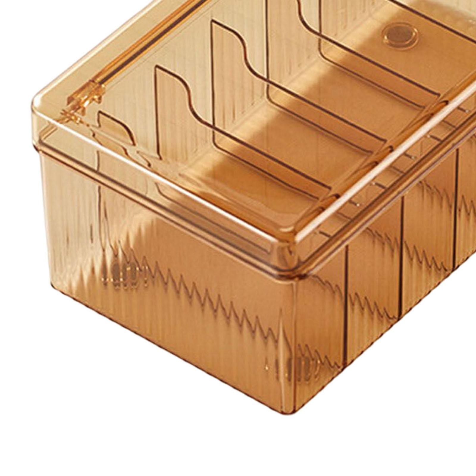 Storage Box Management Box with Compartments Container for Desk Office