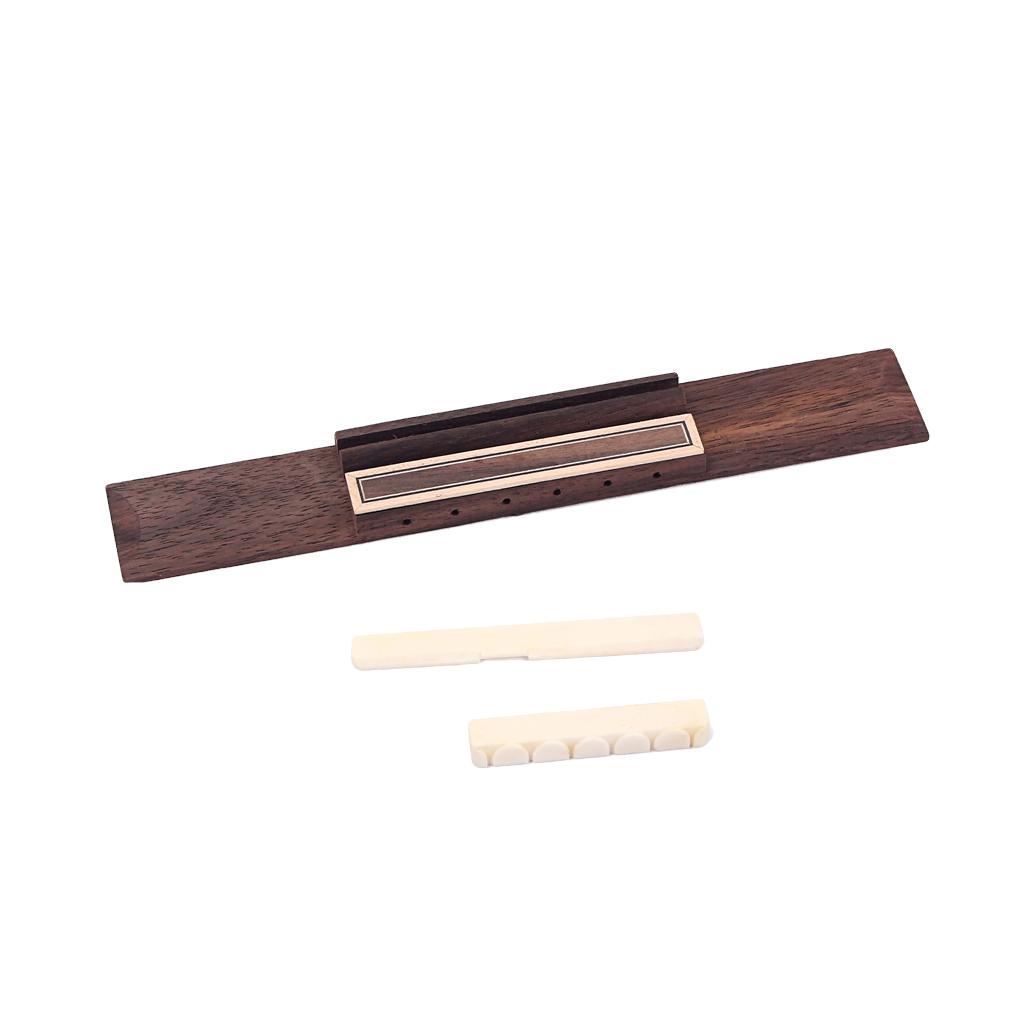 Gỗ Hồng Sắc Guitar Cầu Endpin 2X Xương Hạt Linh Kiện Thay Thế cho Đàn Guitar Classic