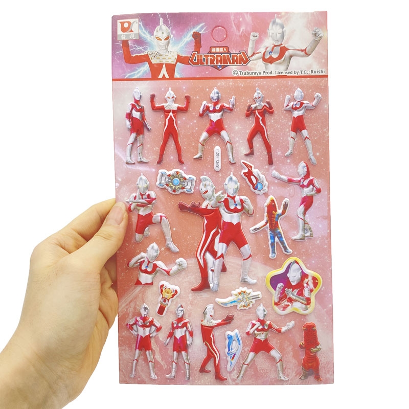 Sticker SYD-107 - Ultraman (Mẫu Sản Phẩm Bên Trong Là Ngẫu Nhiên)