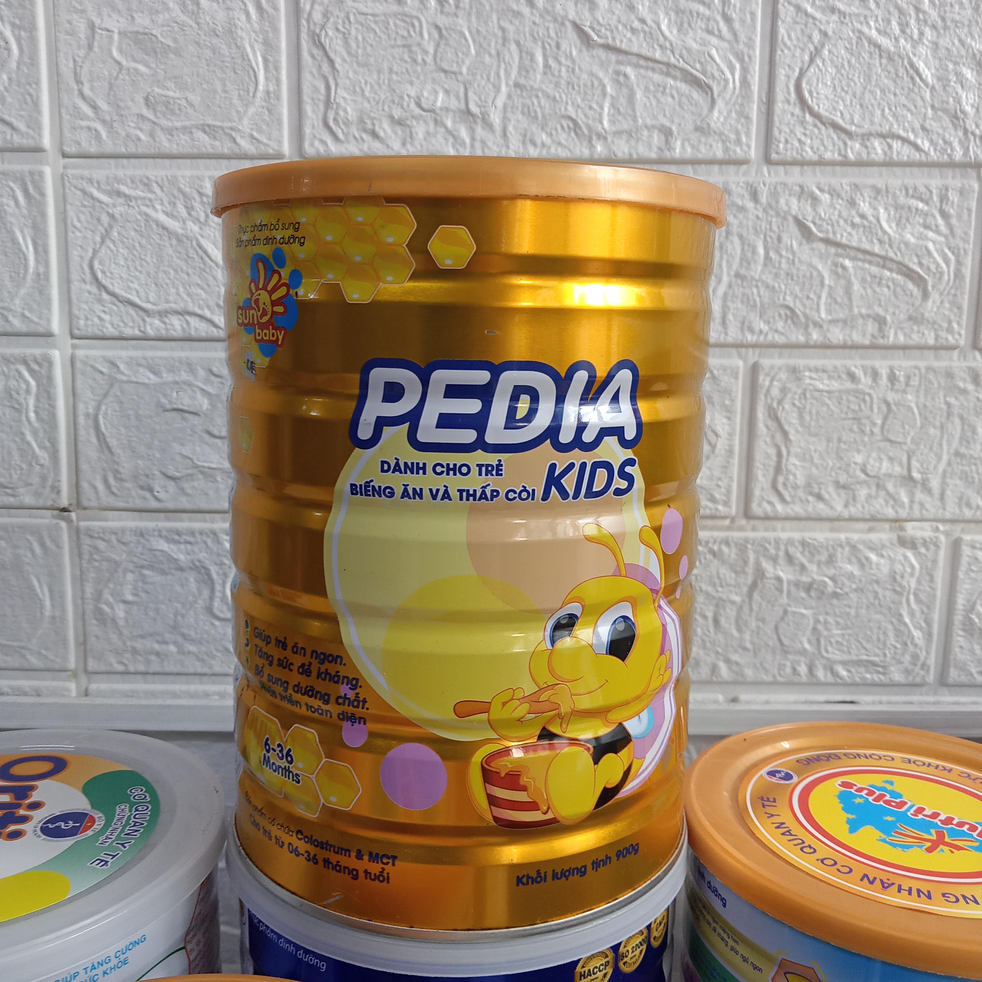 Sữa Bột Dinh Dưỡng PEDIA KIDS Sunbaby Dành Cho Trẻ Biếng Ăn Và Còi Xương PP2810_Tặng kèm bịch khăn ướt sunbaby 100 tờ