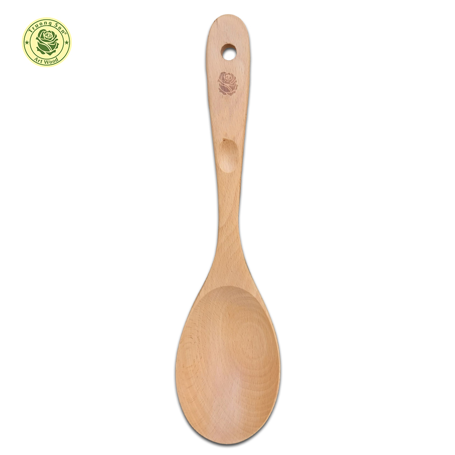 Vá Gỗ Múc Canh Oval Lớn Dài 29 Cm TL23 - Đồ Gỗ Nhà Bếp Thương Hiệu Trường Sơn