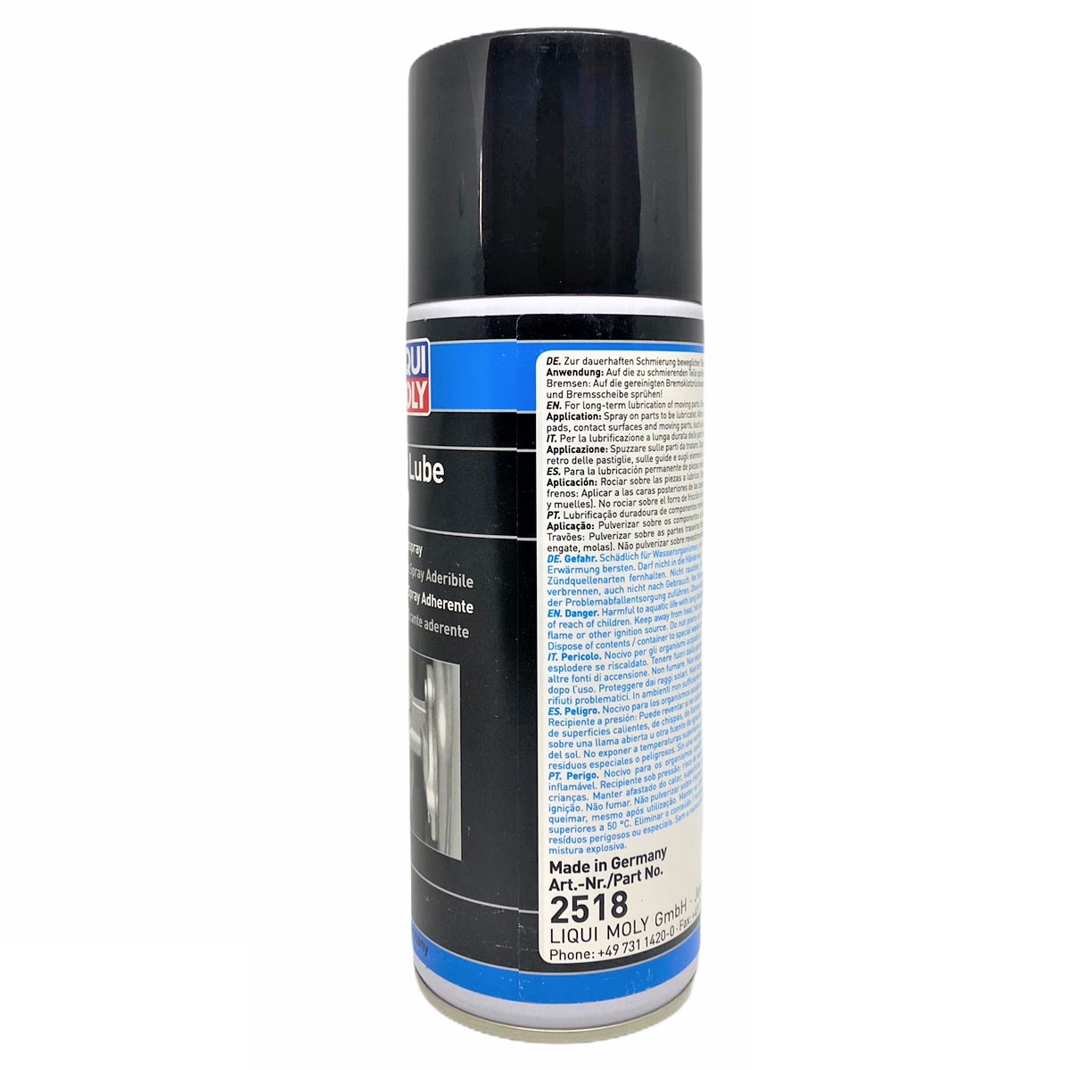 Mỡ bò bôi trơn chịu nhiệt dạng chai xịt Liqui Moly Tacky Lube-Spray 2518 400ml