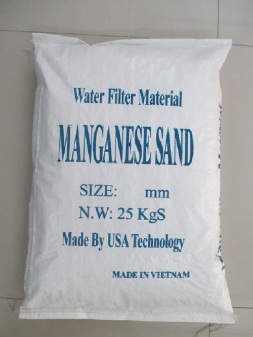 Combo Hạt Mangan Greensand lọc nước bao 25kg