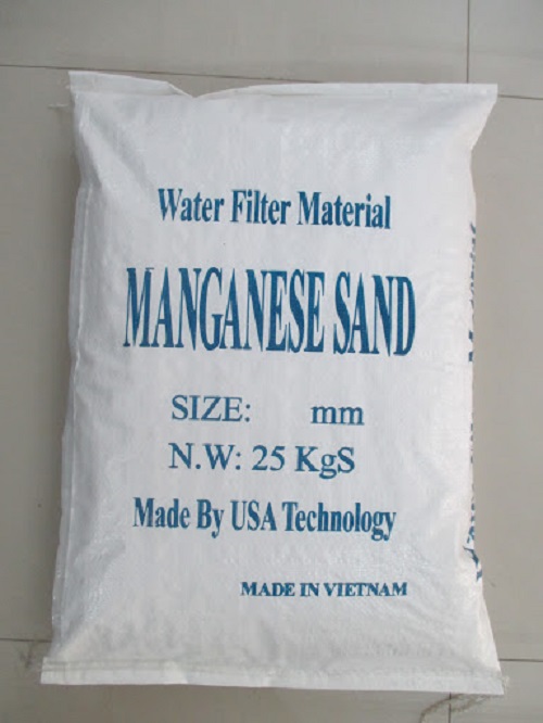 Combo Hạt Mangan Greensand lọc nước bao 25kg