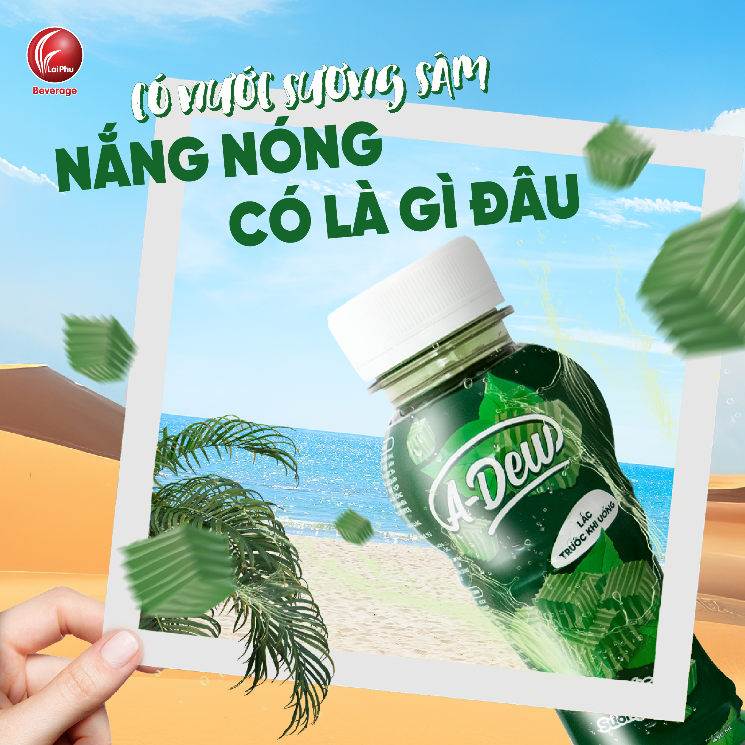 Nước Sương Sâm A Dew Chai 450ml - Thùng 24 Chai