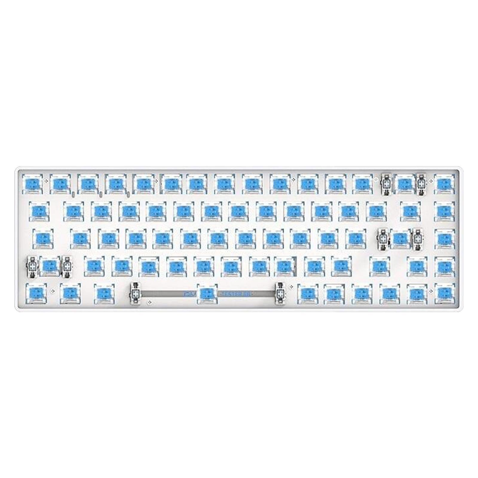 Tachiuwa 68Keys Tester68 Mechanical Keyboard Kit ,Two Modes 2.4G/Bluetooth 5.0