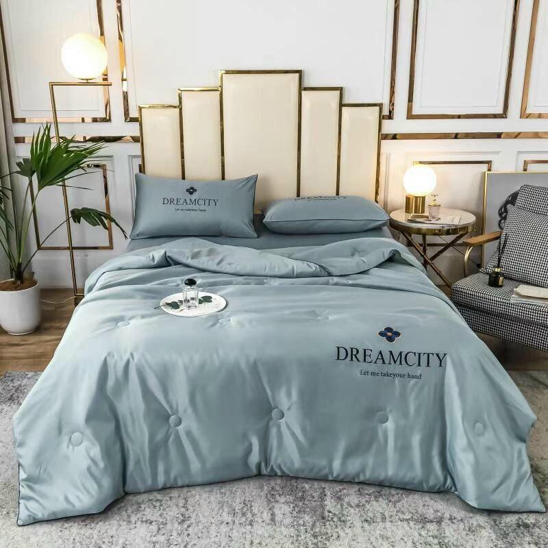 Bộ chăn ga và vỏ gối lụa Tencel Dreamcity nhập khẩu