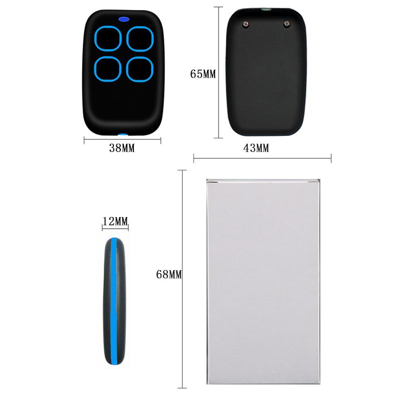 Nhà để xe điều khiển điều khiển từ xa bản sao 280-868MHz đa tần số cuộn cố định Cố định nhân bản 4 trong 1 máy phát tay
