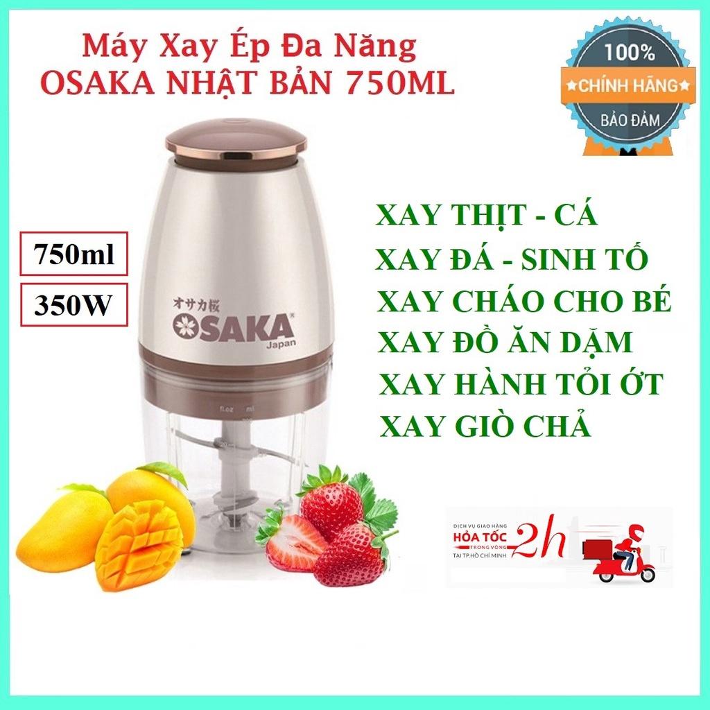 Máy xay sinh tố cầm tay đa năng 750ml - Máy xay mini cho bé ăn dặm, cháo, thịt, cua, tỏi ớt