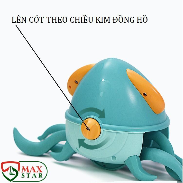 Đồ chơi bạch tuộc bơi lội trong nước lên cót chạy ngang Đồ chơi nhà tắm tắm vui nhộn cho bé