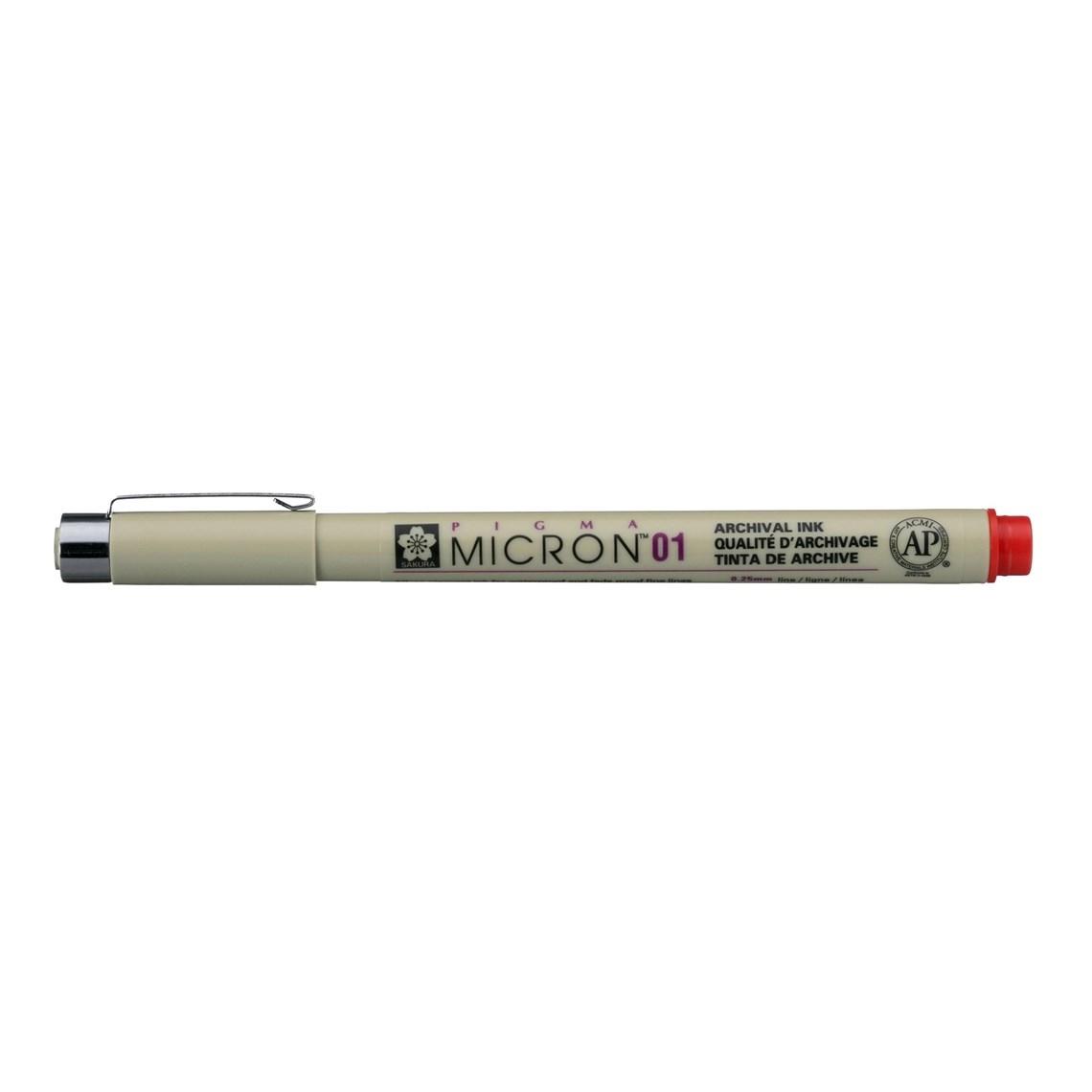 Bút Đi Nét Sakura Pigma Micron 01 XSDK01#19 - Màu Đỏ