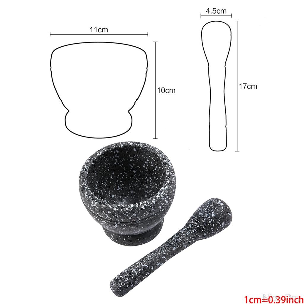 Nhựa Chày Cối Dụng Cụ 11 Cm Cối Lớn Nhà Bếp Loại Gia Vị Thảo Mộc Thực Phẩm Shreding Mài Dụng Cụ Tự Làm Nước Chấm Làm nhà Máy My18