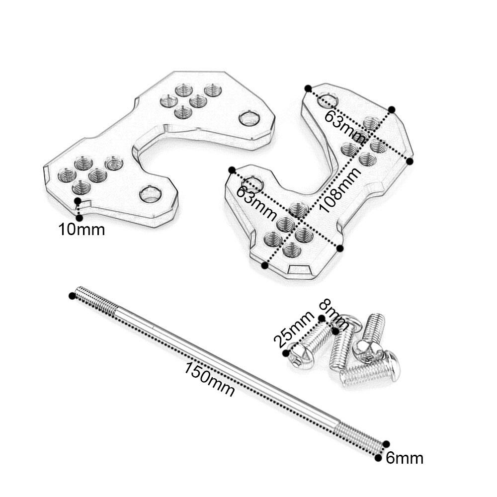Phụ Kiện Điều Chỉnh Chỗ Gác Chân Cho Xe Mô Tô Yamaha Yzf R3 R25 Mt25 Mt03