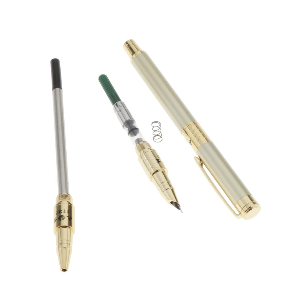 3Pc/Set Fountain Pen with Ink Smooth Elegant Writing - Best Fountain Pens Collection - Gift Pen Ready