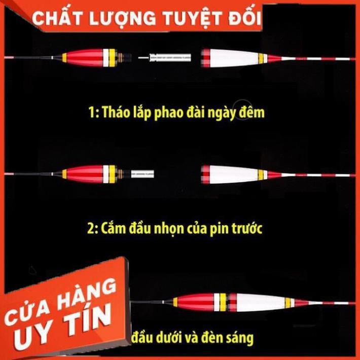 Pin Phao Câu Đài Đêm Điện Tử CR-425 Chuyên lắp phao câu đài câu đêm