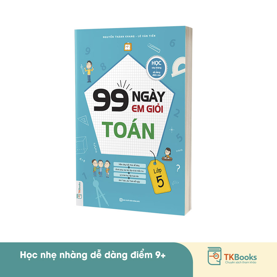 Combo 99 Ngày Em Giỏi Toán - Tiếng Việt - Tiếng Anh Lớp 5