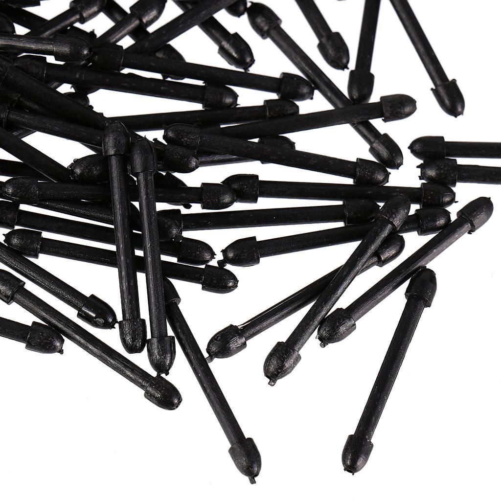 100pcs Plastic Space Bean Connector Rolling Fishing Float Accessory