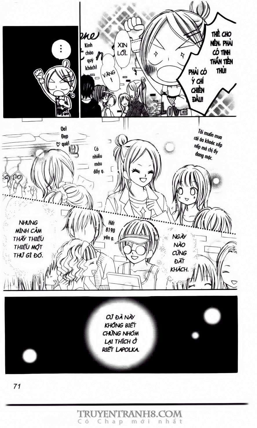 tiệm thời trang, love cotton chapter 27 13