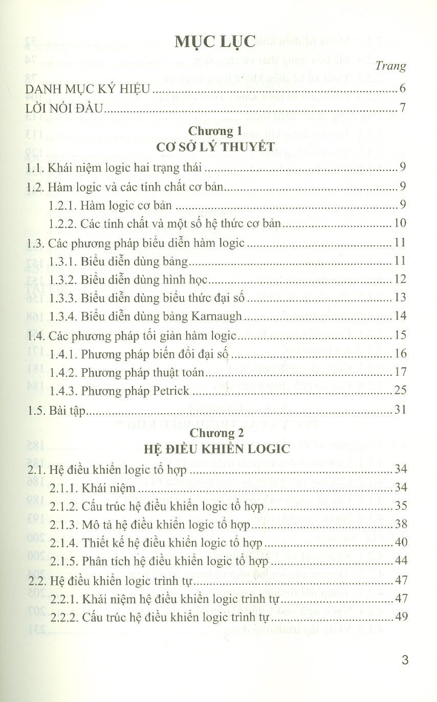 Giáo Trình Điều Khiển LOGIC VÀ PLC (Giáo Trình Dùng Cho Kỹ Sư, Sinh Viên Ngành Kỹ Thuật Điện, Kỹ Thuật Điều Khiển Và Tự Động Hóa) (Tái bản 2024) - Đỗ Trung Hải, Nguyễn Thị Mai Hương, Đinh Văn Nghiệp