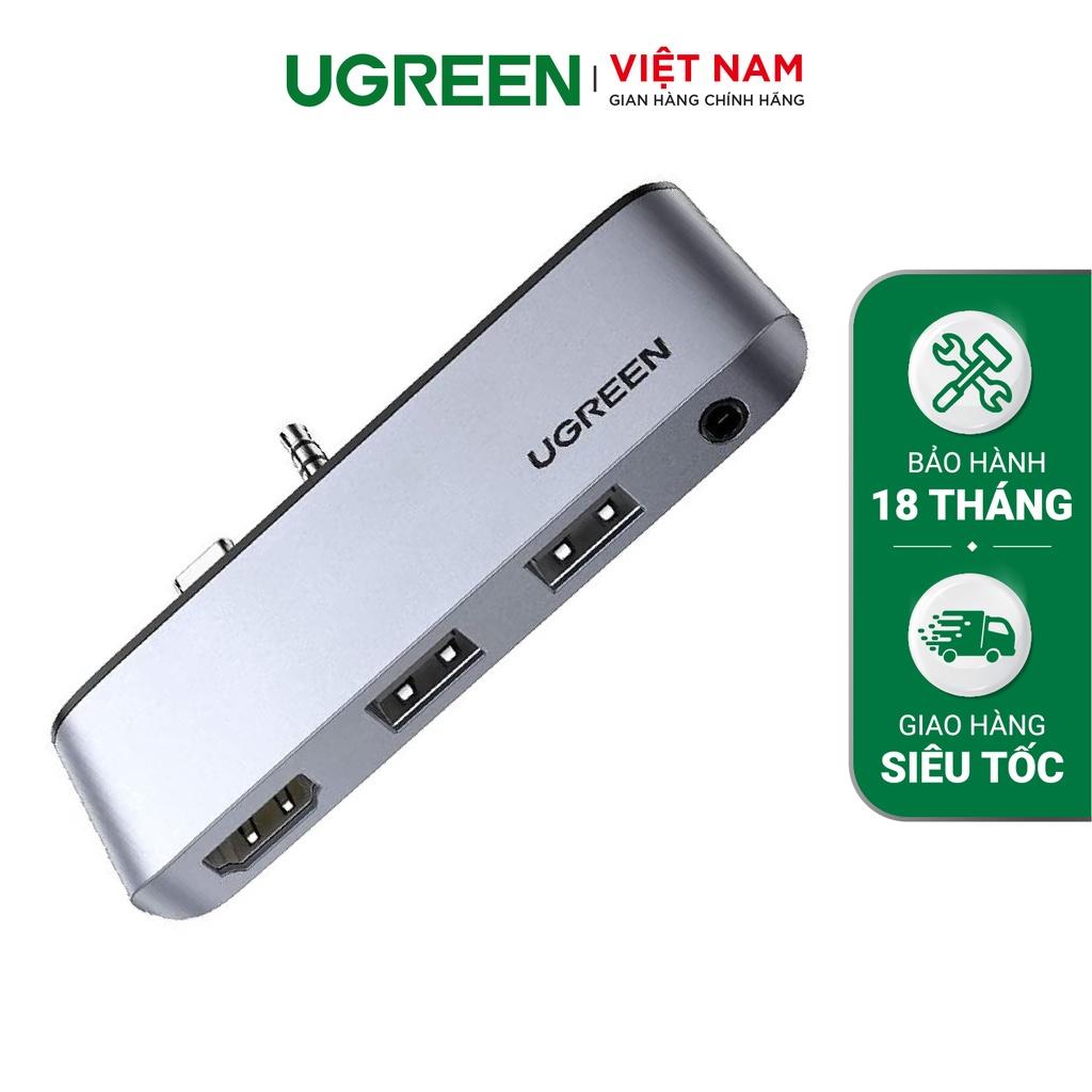 Bộ chuyển đổi Type-C sang HDMI/Hub USB 3.0/Audio 3.5mm cho Surface Go 80332 - Hàng Chính Hãng - Bảo Hành 12 Tháng