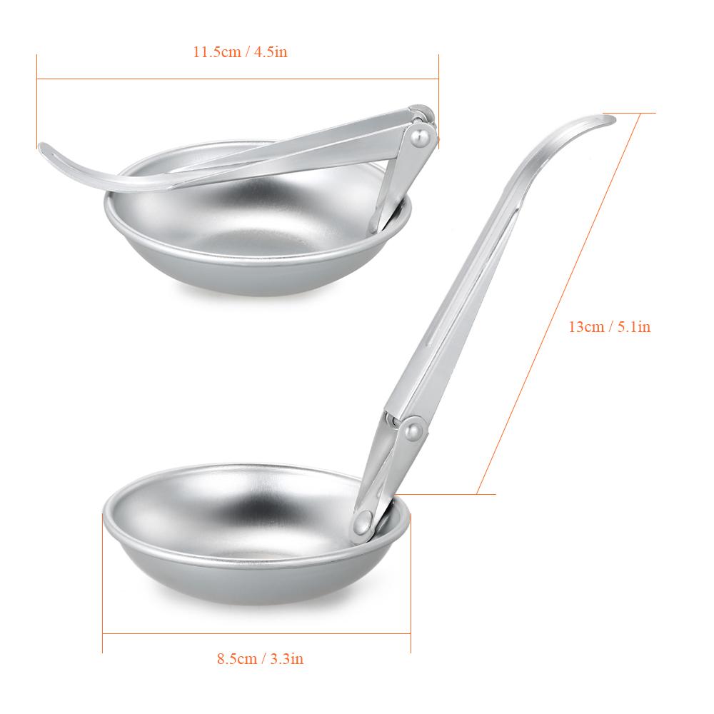 Muỗng soup nhôm siêu nhẹ sử dụng cho hoạt động cắm trại ngoài trời