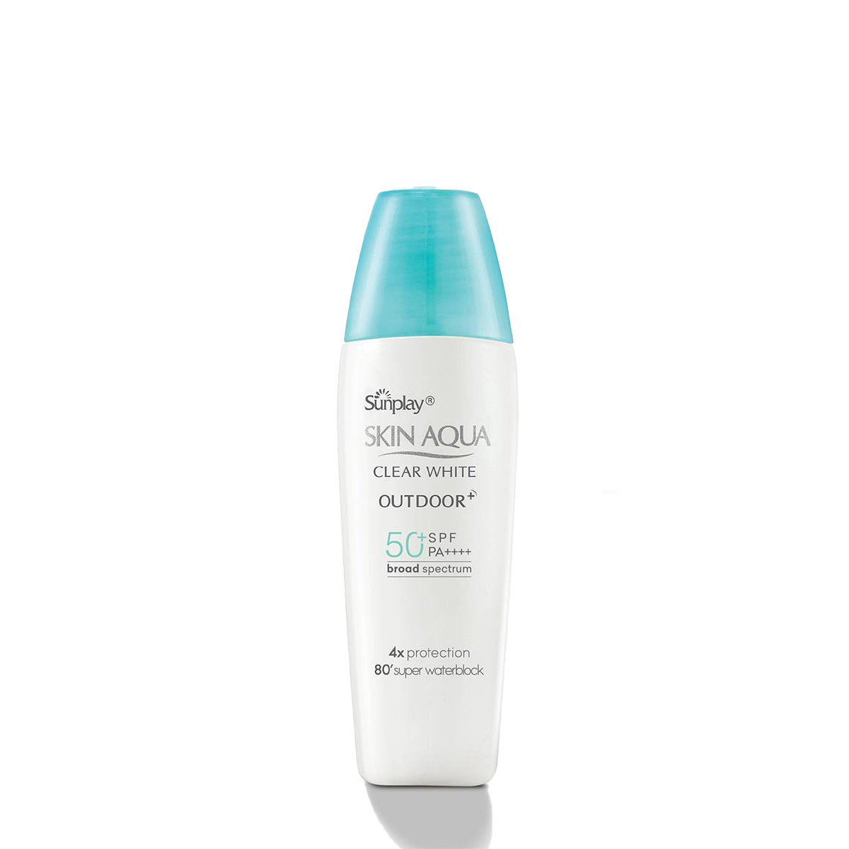 Kem chống nắng Skin Aqua dưỡng da cho mặt khi hoạt động ngoài trời dạng gel Sunplay Skin Aqua Clear White Outdoor+ SPF50+ PA++++ 30g