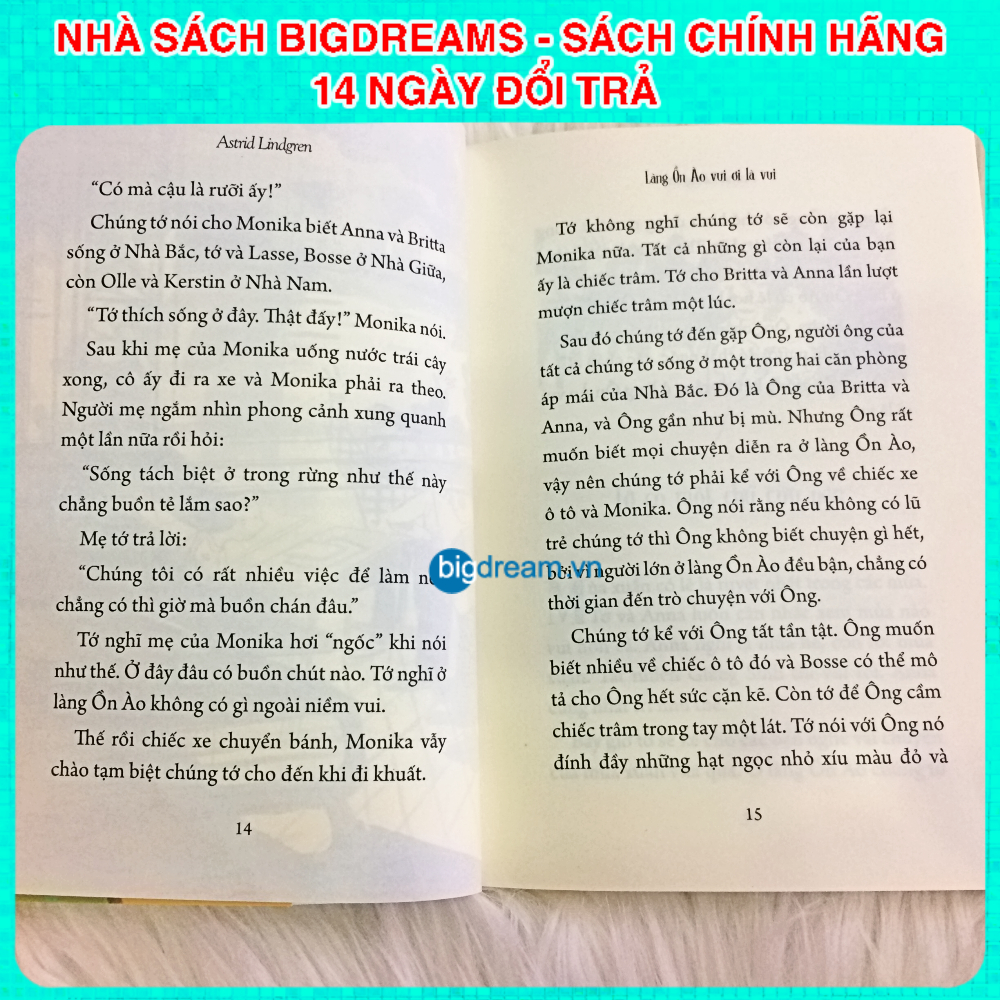 Làng Ồn Ào Văn Học Kinh Điển Cho Thiếu Nhi - Truyện Cho Bé - Làng ồn ào vui ơi là vui và Lũ trẻ làng ồn ào